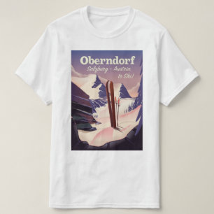 T-shirt Oberndorf,Salzbourg,Autriche, affiche de ski