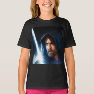 T-shirt Obi-Wan Kenobi Illustration de Galaxy Lightsaber