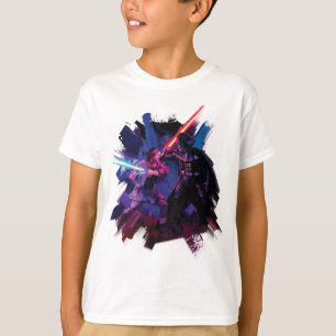 T-shirt Obi-Wan Kenobi   Illustration Lightsaber Duel