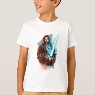 T-shirt Obi-Wan Kenobi Illustration Peinte Obi-Wan