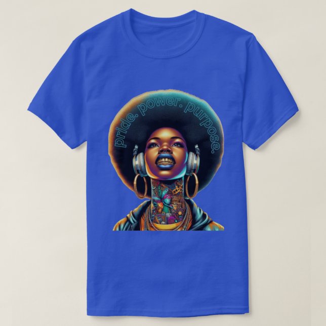 T-shirt Objectif de puissance de la fierté (Design devant)
