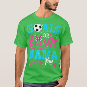 T-shirt Objectif De Révélation De Sexe Ou Bows Maman Vous