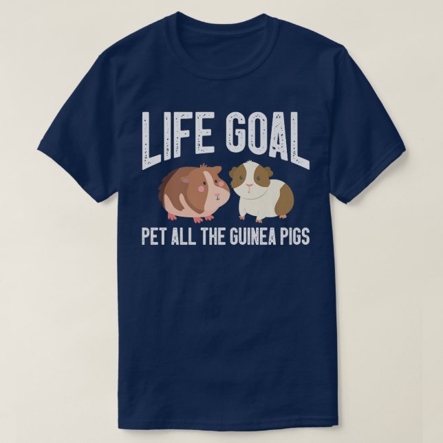 T-shirt Objectif de vie Animaux de compagnie Tous les Coch (Design devant)