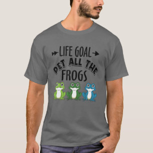 T-shirt Objectif de vie Animaux Tous les grenouilles Greno