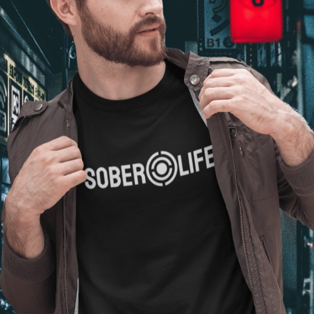 T-shirt Objectif de vie plus sobre (Créateur téléchargé)