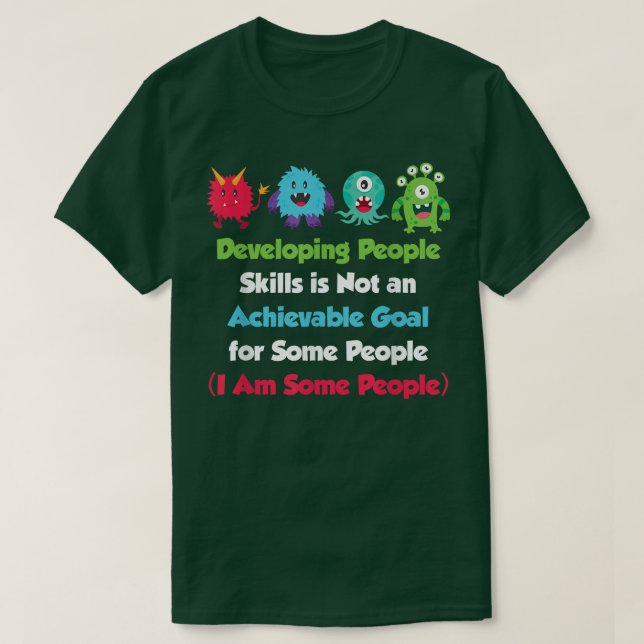 T-shirt Objectifs atteignables Capacité Cute Positivité gr (Design devant)