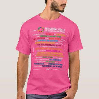 T-shirt Objectifs de développement durable de l'ONU ODD 20