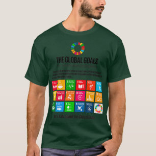 T-shirt Objectifs de développement durable des Nations Uni