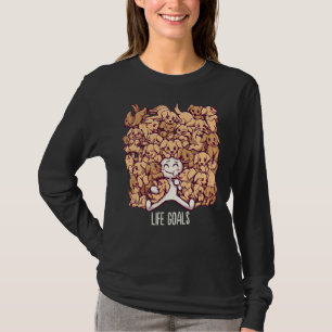 T-shirt Objectifs de vie Golden Labrador Retriever Dogs