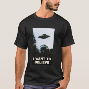 T-shirt Objet volant non identifié soucoupe volante Alien 