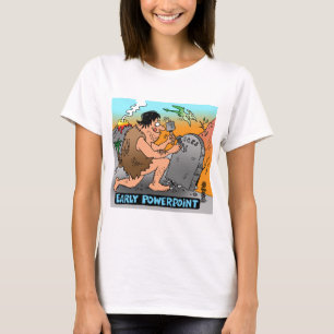 T-shirt Objets à offrir de bande dessinée de PowerPoint