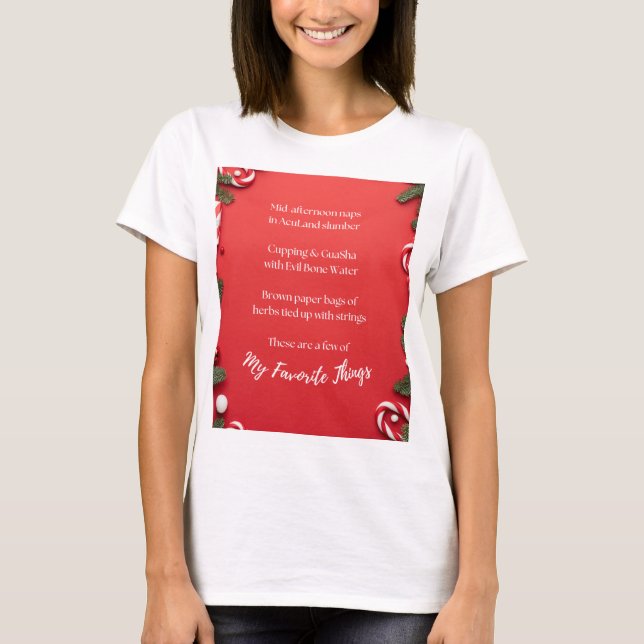 T-shirt Objets favoris Acupuncture (Devant)