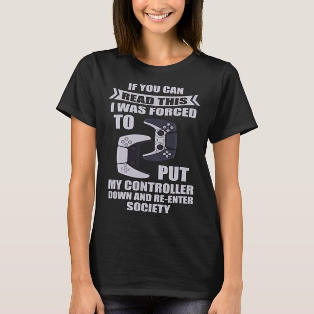 T-shirt Obligé De Déposer Le Contrôleur Et De Rentrer Dans (Devant)