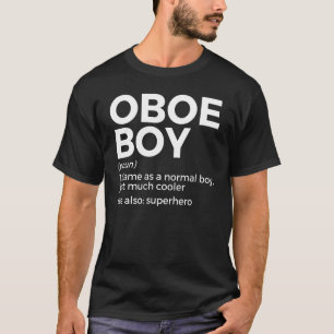 T-shirt Oboe Boy Définition Oboe Player 1