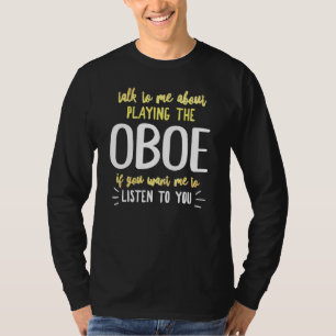 T-shirt Oboe Design Pour Jouer De La Musique Pour Hommes E