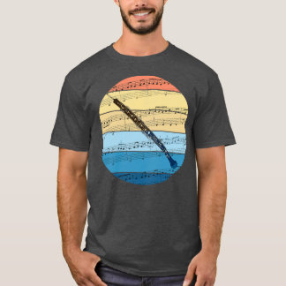 T-shirt Oboe Music Notation Oboiste Woodwind Musicien