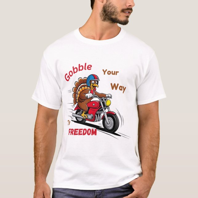 T-shirt Obscurcissez Votre Chemin Vers La Liberté, La Turq (Devant)