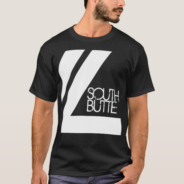 T-shirt Obscurité à deux lignes T de butte du sud (Devant)