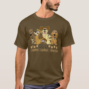 T-shirt Obscurité canine obsédante de désordre d'OCD