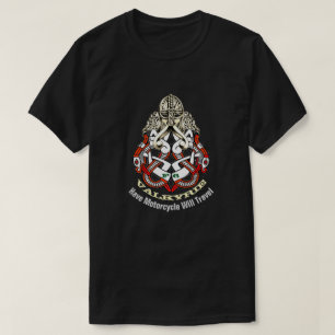 T-shirt Obscurité celtique d'explorateur de moto de