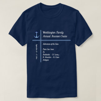 T-shirt Obscurité de croisière de groupe d'Ancre de