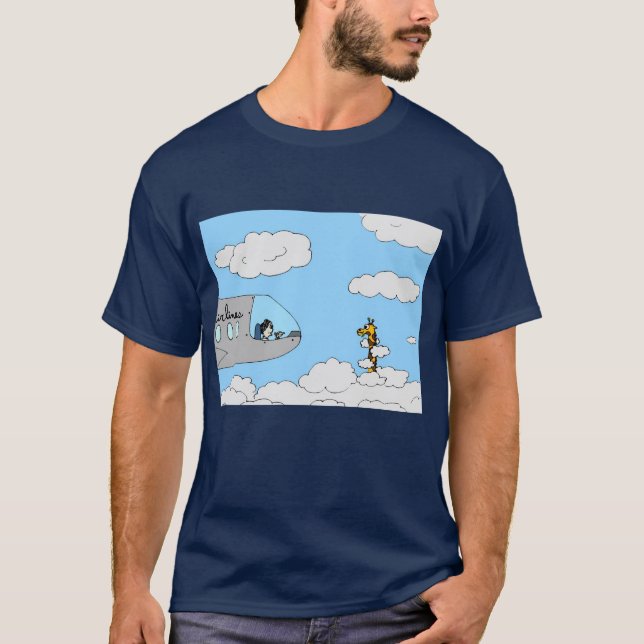 T-shirt Obscurité de la girafe #2 (Devant)