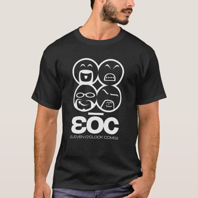 T-shirt Obscurité d'EOC une couleur [visages] (Devant)