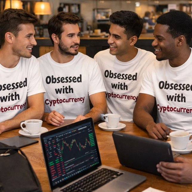 T-shirt Obsédée par Cryptomonnaie (Créateur téléchargé)