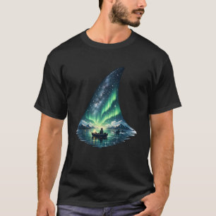 T-shirt Observation des baleines Aurore boréale Orque