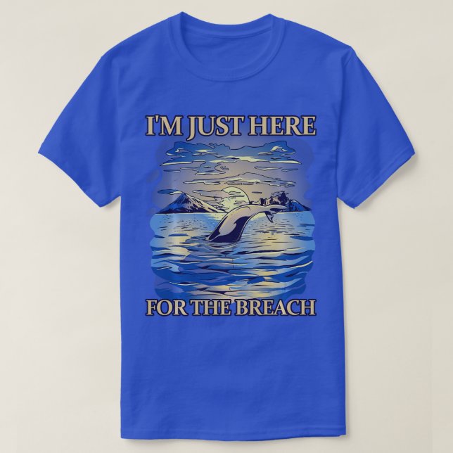 T-shirt Observation des baleines Manches longues 1 (Design devant)