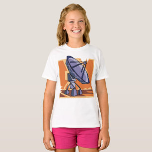 T-shirt Observatoire de sciences spatiales radiotélescope