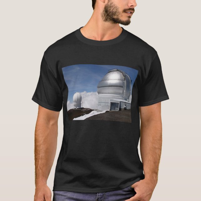 T-shirt Observatoires de Mauna Kea, télescope de Gémeaux (Devant)