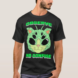 T-shirt Observer et Confondre