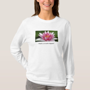 T-shirt Observez un miracle se produire longue chemise de