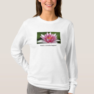 T-shirt Observez un miracle se produire longue chemise de