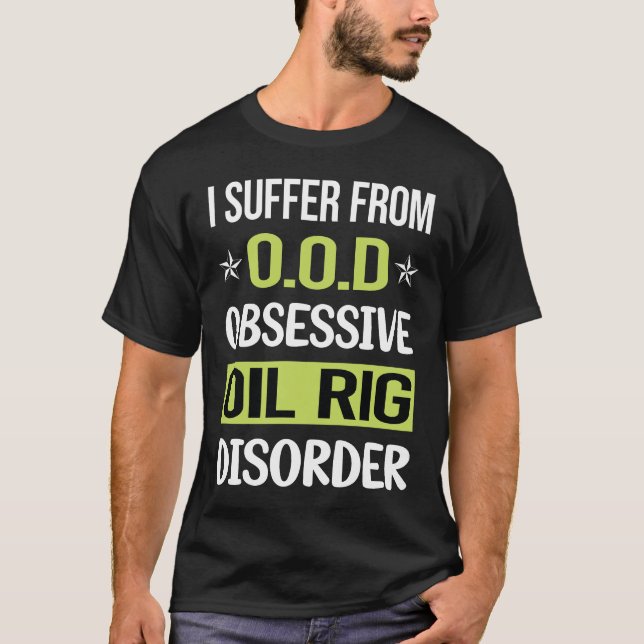 T-shirt Obsessionnel Love Oil Rig Roghneck Hors-Côté (Devant)