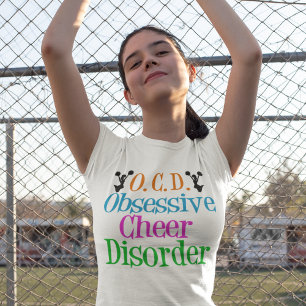 T-shirt Obsessionnel trouble de la joie drôle Pom-pom girl