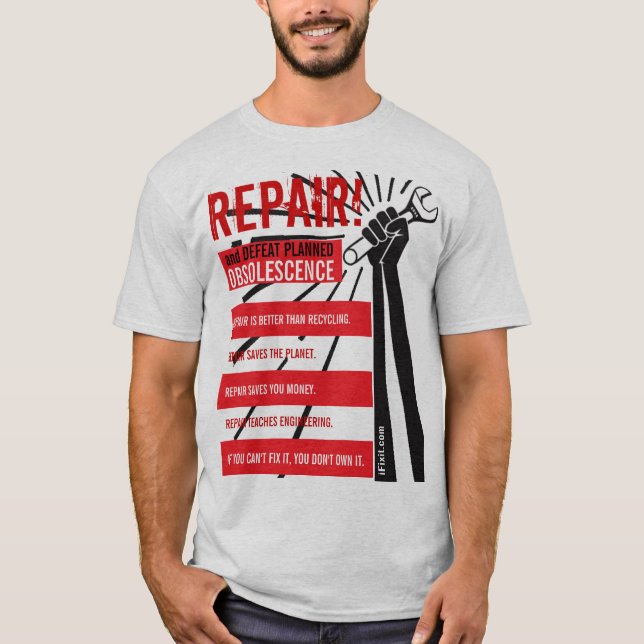 T-SHIRT OBSOLESCENCE PRÉVU (Devant)