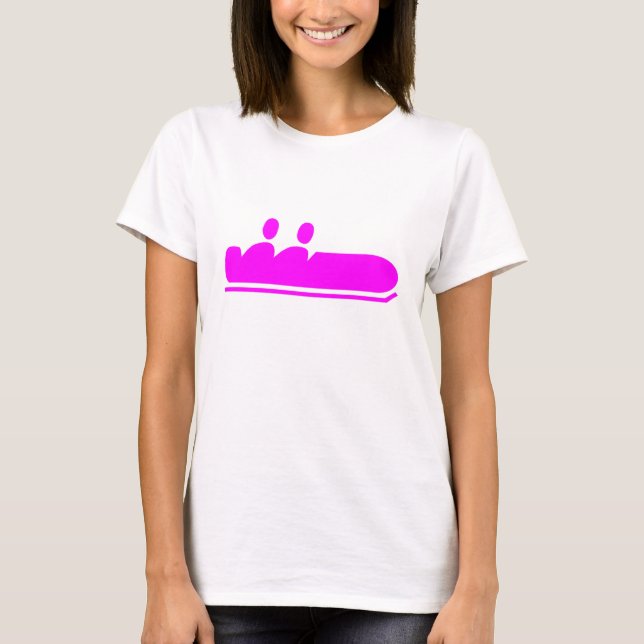 T-shirt Obsolète - Magenta (Devant)