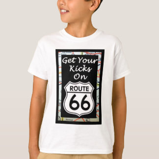 T-shirt Obtenez vos éruptions sur l'itinéraire 66 avec la