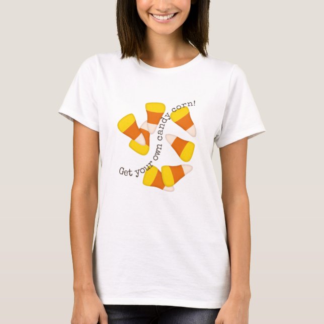 T-shirt Obtenez votre propre bonbon de maïs Halloween auto (Devant)