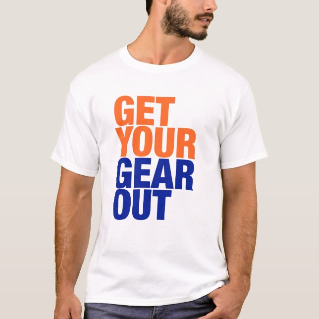 T-shirt "Obtenez votre vitesse" piquent (Devant)