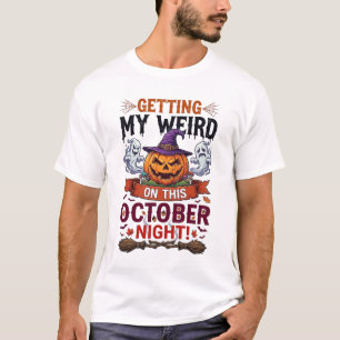 T-shirt Obtenir des fantômes de citrouille d'Halloween biz