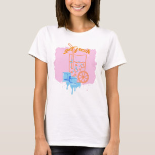 T-shirt obtenir du jus de glace frais