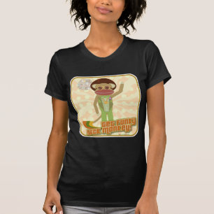 T-shirt Obtenir Funky Disco Boogie Sock Caractère singe