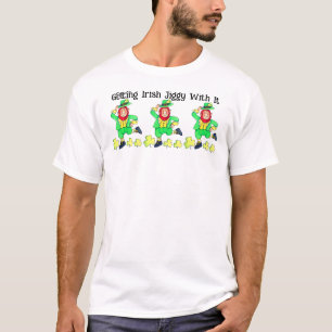 T-shirt Obtenir irlandais Jiggy avec elle pour la Saint Pa