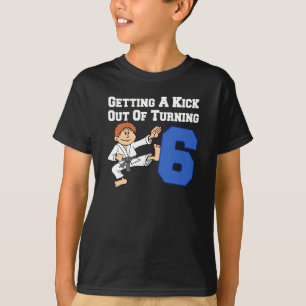 T-shirt Obtenir Un Commencement De 6 Thème Karate