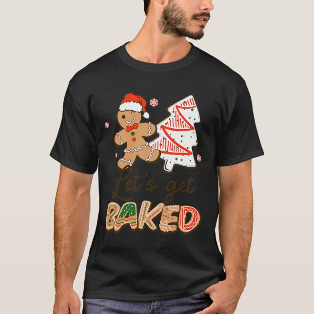 T-shirt Obtenons Baked Cookies Baking Team Fun Noël (Devant)