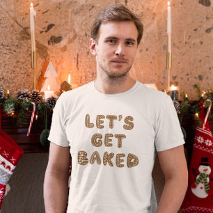 T-shirt Obtenons des biscuits de pain d'épice cuit au four