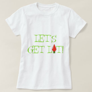 T-shirt Obtenons la chemise légère des femmes de Lit